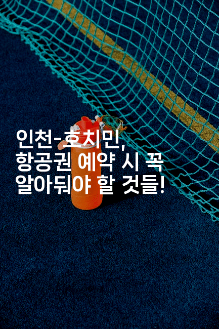 인천-호치민, 항공권 예약 시 꼭 알아둬야 할 것들!2-베트리