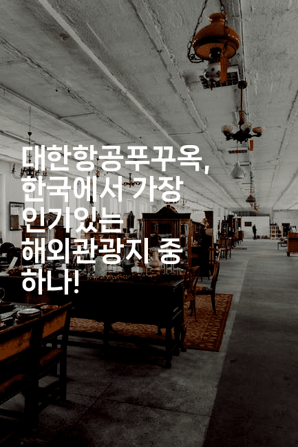 대한항공푸꾸옥, 한국에서 가장 인기있는 해외관광지 중 하나!2-베트리