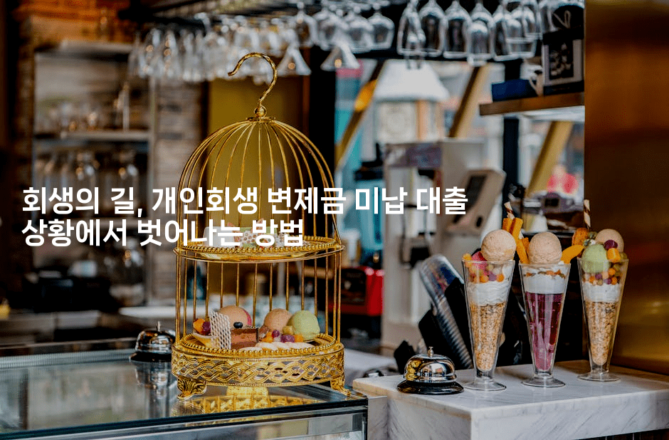 회생의 길, 개인회생 변제금 미납 대출 상황에서 벗어나는 방법-베트리