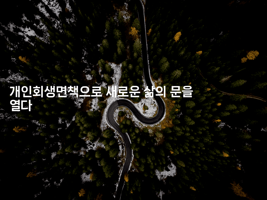 개인회생면책으로 새로운 삶의 문을 열다-베트리